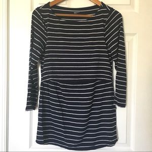 GapMaternity nursing 3/4-sleeve striped t-shirt